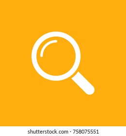 Glass Magnifier Vector icon 