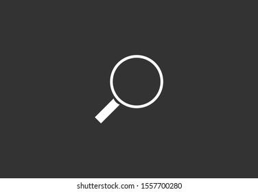 Glass magnifier vector icons. Magnifier glass to zoom icons. Glass magnifier to view the text of icons. magnifier for icon backgrounds. Glass 10 eps icon icons. flat design.