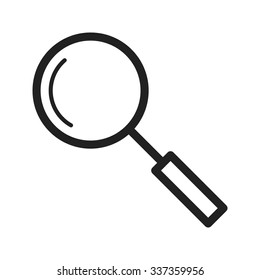 Glass, magnifying, zoom icon vector image. Can also be used for healthcare and science. Suitable for use on web apps, mobile apps and print media.