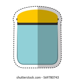 glass mask safety isolated icon vector illustration design