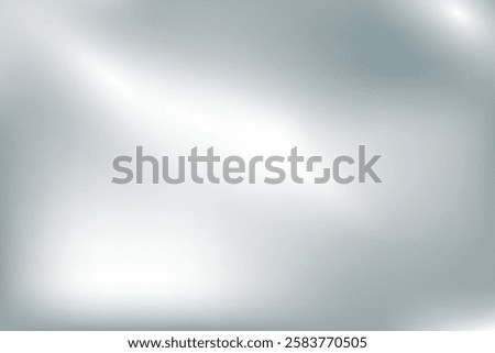 Glass metal chrome background, Abstract texture mirror or foil, Silver chrome coating, Vector template backdrop.