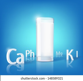 a glass of milk