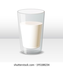 Glass of milk