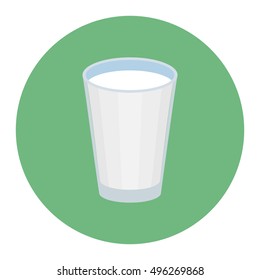 glass of milk vector