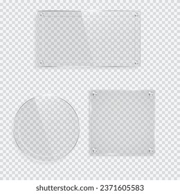 glass mirror on transparent background illustration