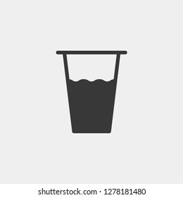 Glass Modern Simple Vector Icon