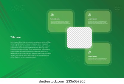Glass Morphism and abstract infographic design .Creative glassmorphism background design. Suitable for any presentation