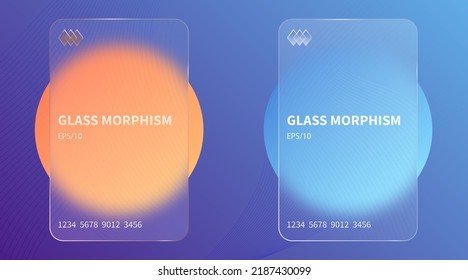 illustration frosted circles Glass