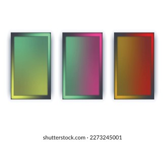 Glass morphism mesh colorful frames  colorful gradient background wallpaper