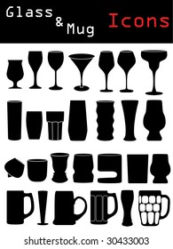 Glass & Mug Icons