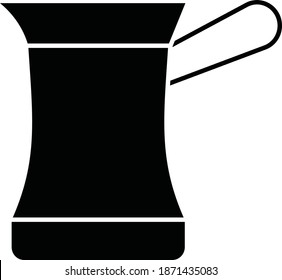 Mugre de vidrio. Icono de vector 