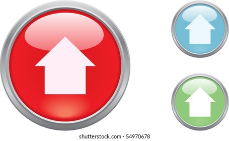 glass objects isolated on white