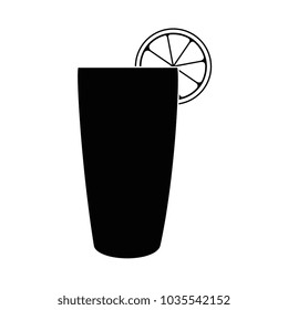 glass with orange juice