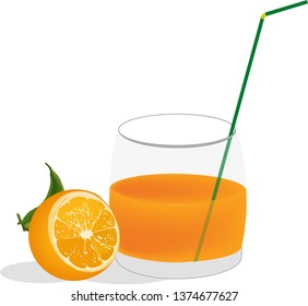 glass of orange juice
