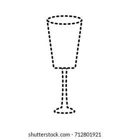 glass over white background