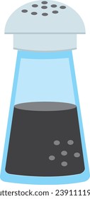 Symbol für Glaspfefferschüttler - Vektorgrafik