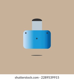 Vector de frasco de Perfume de vidrio Art PNG, icono de frascos Perfume