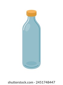 Glass or plastic bottle for cold drinks juices cocktails water and other liquid bewerages