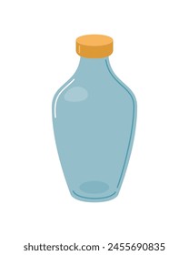 Glass or plastic bottle for cold drinks juices cocktails water and other liquid bewerages