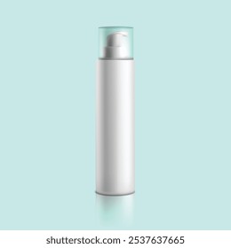 Glass or plastic bottles with pumps, isolated dispenser for cosmetics, shampoo or lotion gel. Vector set of realistic containers for cream or antiseptic, beauty products mockup template