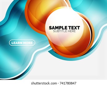 Fondo de cristal o burbuja plástica de alta tecnología. Ilustración del vector