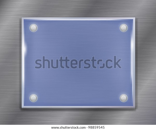Glass Plate Vector Illustration Stock Vector (Royalty Free) 98859545