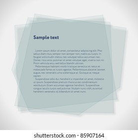Glass plates for text