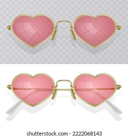 Glass png. Sunglasses on white background. Glasses frame, glasses silhouette PNG. Vector format