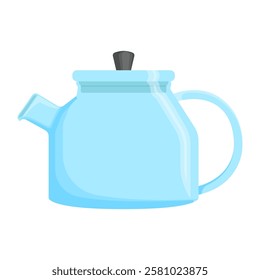 Glass pot cartoon illustration image