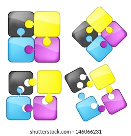 Glass puzzle