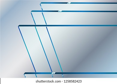 glass realistic vector illustration isolated