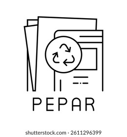 glass recycling waste sorting line icon vector. glass recycling waste sorting sign. isolated contour symbol black illustration
