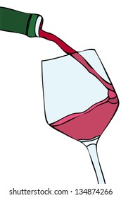 Glass of Red Wine