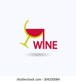 Glass of red wine
