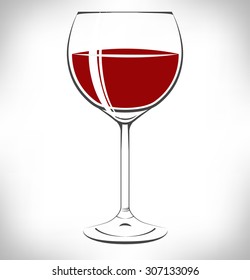 glass of red wine