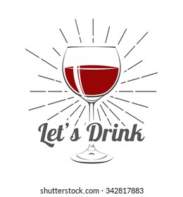 glass of red wine