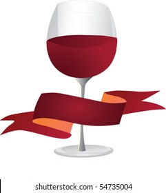 glass of red wine