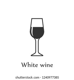 A glass of Red Wine icon. Element of drink icon for mobile concept and web apps. Detailed A glass of Red Wine icon can be used for web and mobile