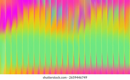 Glass ribbed gradient background with abstract color and neon graphic for blue blur texture or pink poster. Vibrant wallpaper design by mesh.