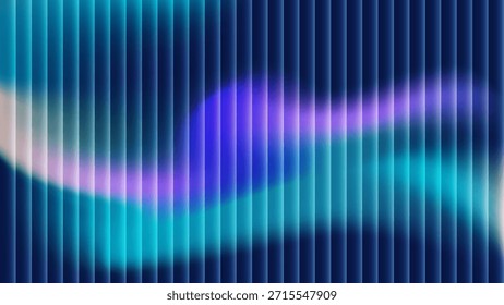 Textura ondulada de vidrio con diseño de fondo degradado oscuro. Efecto de textura ondulada de vidrio moderno. Distorsión futurista, resplandor abstracto malhumorado, desenfoque de Vertical roja. Ilustración vectorial