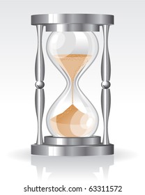 Glass sand clock