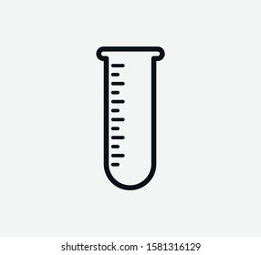 Glass science icon vector logo template illustration
