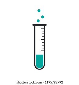 Glass Science, Laboratory Icon Vector Template