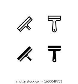 Símbolo vector de logotipo del icono de la cubierta de cristal