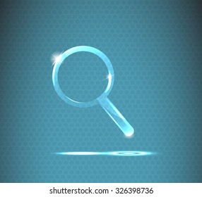 glass search icon