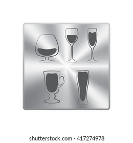 Glass set or collection