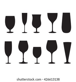 Glass set or collection.