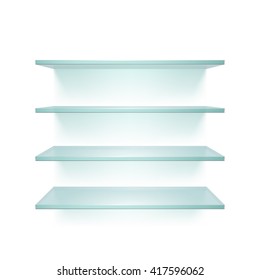 Glass Shelf Background