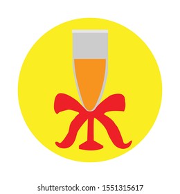 Glass simple illustration clip art vector