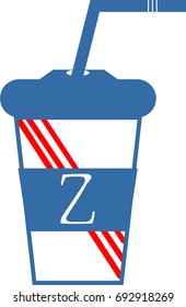 glass of soft drink icon
